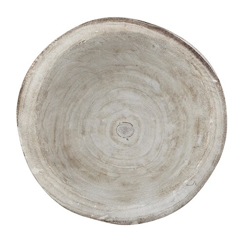 Paulownia Wood  Bowl - Charcoal