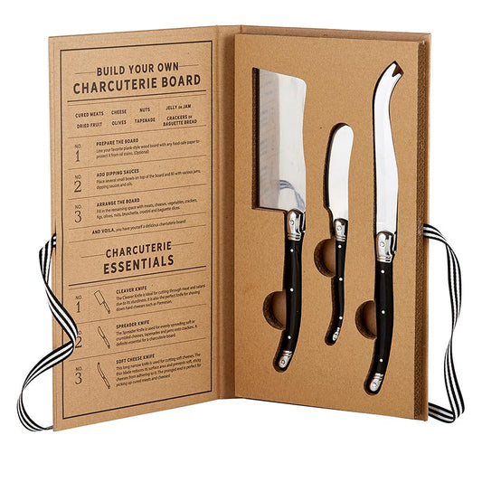 Cardboard Book Set - Charcuterie Essentials