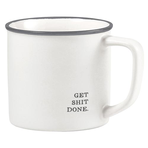 Face to Face Coffee Mug - Get Shit Done