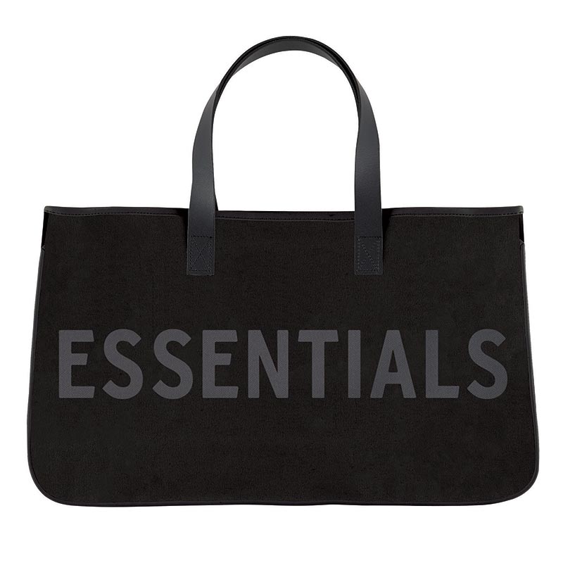 Black Canvas Tote - Essentials