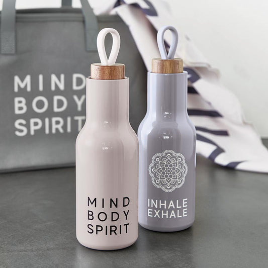 Stainless Steel Water Bottle - Inhale Exhale