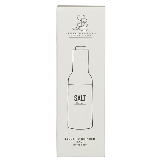 Electric Matte Grey Salt Grinder