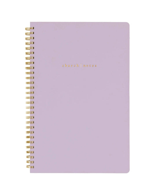Church Notes Notebook - Lilac