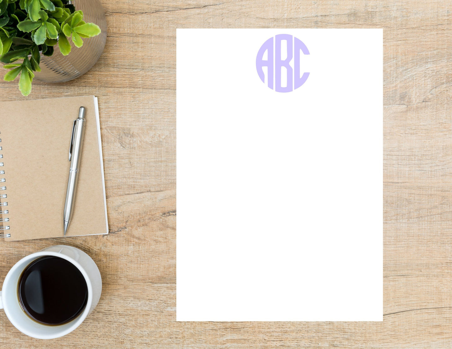 Personalized Monogrammed Notepad