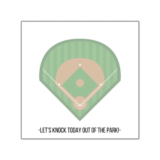 Baseball Diamond Notepad