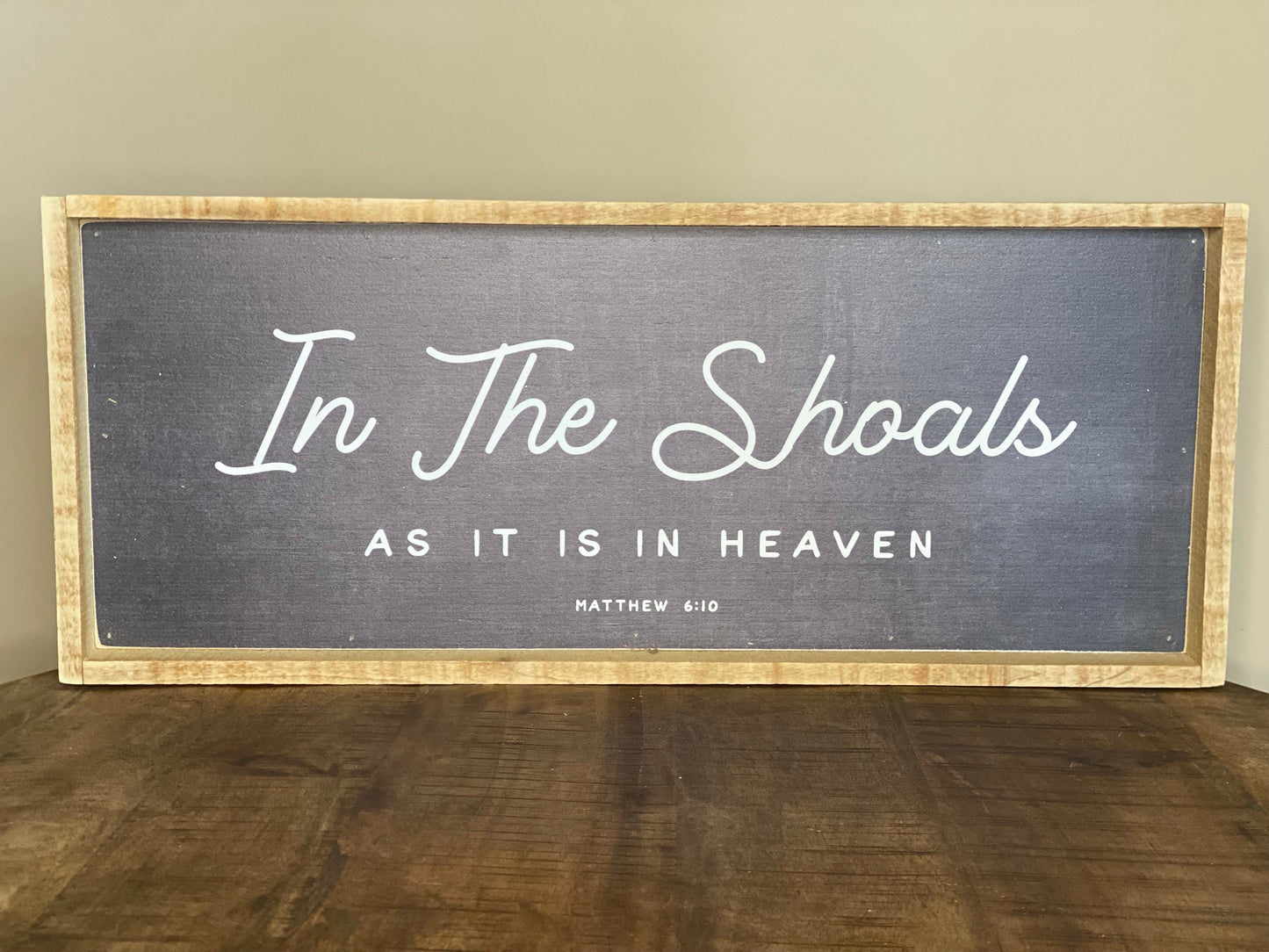 In The Shoals As It Is In Heaven
