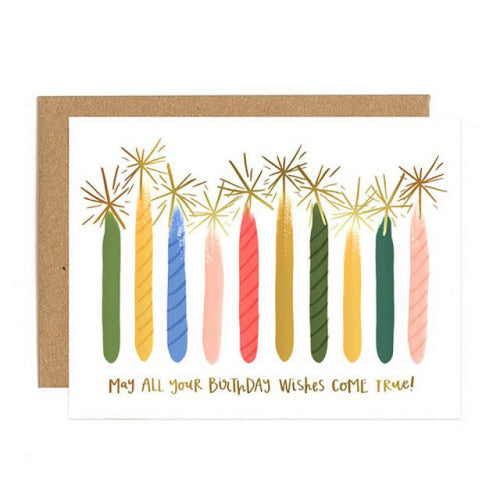 CANDLE BIRTHDAY CARD